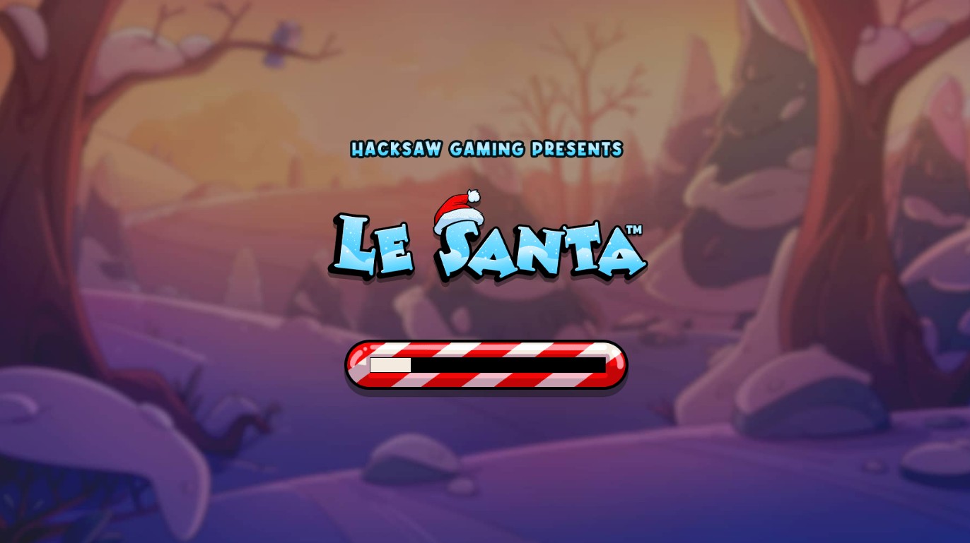 Le Santa slot game screenshot by Hacksaw Gaming - Festive cluster-pay slot with 20,000x max win